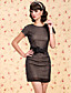  ts do vintage cintilante vestido de bolinhas sem encosto