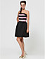  A-line Short/Mini Satin Bridesmaid Dress With Crystal Detailing