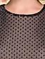  ts do vintage cintilante vestido de bolinhas sem encosto