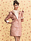  ts vintage runden Kragen Glitter Jacquard Trenchcoat