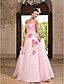  Ball Gown Sweetheart Floor-length Organza Taffeta Evening Dress