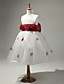  Satin And Tulle Sleeveless Flower Girl Dress