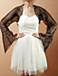  Atemberaubende Lange Glocke Sleeve Organza Wedding / Evening Jacke / Wrap (mehr Farben)