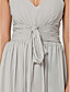  A-line Halter Floor-length Chiffon Bridesmaid Dress