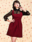 ts vintage bow shirt style tweed kjole