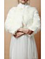  Nice Short Sleeve Faux Fur Evening/Wedding Jacket/Wrap