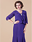  NATESA - Kleid für die Brautmutter aus Chiffon mit Bolerojäckchen
