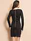  TS Black And White Wide Stripes Sheath Dress