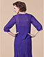  NATESA - Kleid für die Brautmutter aus Chiffon mit Bolerojäckchen