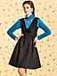  TS VINTAGE Bow Tie Swing Tweed Vest Dress