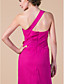  Sheath/Column One Shoulder Floor-length Chiffon Mother of the Bride Dress