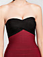  Sheath/Column Strapless|Sweetheart Short/Mini Rayon Bandage Dress
