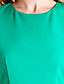  TS Simplicity Round Neck Half Sleeve Pleats Dress(excl.belt)