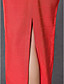  Sheath/Column V-neck Floor-length Bandage Dress