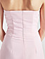  Sheath/ Column Strapless Floor-length Chiffon Bridesmaid/ Wedding Party Dress With A Wrap