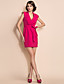  TS Handmade Beads Shoulder Slim Sleeveless Dress with Belt