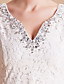  TS High End V Neck Handmade Beads Lace Sheath Dress