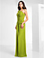 Chiffon Sheath/Column One Shoulder Floor-length Evening Dress inspired by Sigourney Weaver at Golden Globe