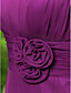  A-line Jewel Knee-length Chiffon Bridesmaid/Wedding Party Dress