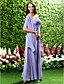  VARYA - Vestido de Dama de honor de Gasa