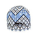 SAMII Jacquard Argyle Knit Beanie Skull Cap Hat-Blue (0012) (Start From 20 Units)-Free Shipping