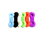 silicone oortelefoon beschermer / wraps snoer manager voor mp3 / ipod (willekeurige kleur)