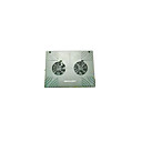Notebook Cooler Pad with 2 Built-In Fans / Silver (DX-504) (Start From 12 Units)-Free Shipping