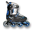giovani rollerblade micro s180jr regolabile in pattini in linea di taglie scarpe ci 2-3.5/eu 29-32 (pf066.1)