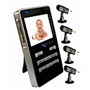 2.4GHz 4channel Wireless Mobile AV Receiver + 4Cameras (AF007) (Start From 5 Units) Free Shipping