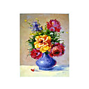 Handmade Flowers Art Oil Painting on Canvas With Wood Frame/High quality (GDH-152)-Free Shipping