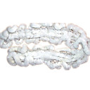 Beautiful Rabbit Fur Scarf, White (SF0195) (Start From 50 Units)-Free Shipping