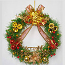 PVC 30CM Indoor Outdoor Christmas Fir Wreath (SDZS009)(Start From 50 Units)-Free Shipping