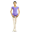 Skirted Gymnastic Cap-Sleeve Leotard, Spandex (YCF003) (Start From 10 Units)Free Shipping