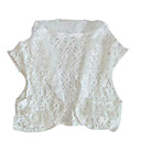 Crochet Bolero Short Sleeve Sweater (YFNS120) (Start From 10 Units)-Free Shipping