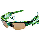 Sunglasses with 1GB MP3 Player and Bluetooth Green