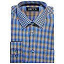 mannen lange mouw plaid klassieke shirt (chs046) (vanaf 5 stuks)-gratis verzending