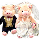 Braut und Bräutigam Hochzeit Schwein Plüsch rosa Schwein (kdx007) (ab 20 Stück)-Versandkosten