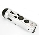 Hand Crank Flashlight Cell Phone Charger Radio Alarm (XJED004)(Start From 5 Units)