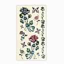 Flower Temporary Tattoos One Sheet  (Start From 50 Units)