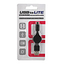 schwarz Retractable USB Ladekabel für NDS Lite (zy068) (Beginn ab 10 Stück)