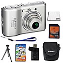 Nikon Coolpix L16 7.4MP Digital Camera + 2GB SD Card + 6 Bonus