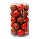 6cm Plastic Ball Christmas Ornaments (25pcs/set)  MG9432 ZSD072 (Start From 5 Units)