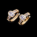 Shining Cubic Zirconia Hoop Earring - CZ Earring SDX-0012 (SZY350)