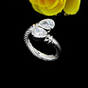 Platinum Stylish Cubic Zirconia Ring - CZ Ring SLX-0007 (SZY404)