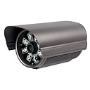 480tvl 1 / 3 de pulgada sony color ccd ir impermeable 50m distancia con cable adaptador de CA con cámara