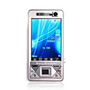 ak808 ZTC dual cartão tri-band tv celular slide prata e cinza (szr265)