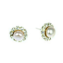 10.5-11mm AA Lavender Freshwater Pearl Earring (LSP055) (Start From 5 Units) Free Shipping