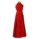 Mandarin Collar Sleeveless Ankle-length Brocade Cheongsam / Qipao / Chinese Dress (HGQP077)