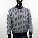 mannen kasjmier trui met lange mouwen ronde hals. meer kleuren beschikbaar. (Yms034)