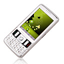 DAXIAN X328  Dual Card Tri-Band Analog TV  Touch Screen Cell Phone  Silver